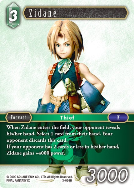 Zidane - 3-056H - Opus III - Card Cavern