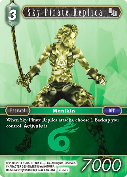 Sky Pirate Replica - 3-058C - Opus III - Card Cavern