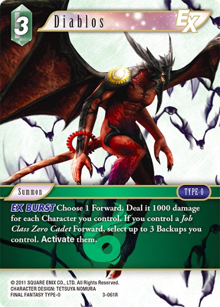 Diablos - 3-061R - Opus III - Foil - Card Cavern