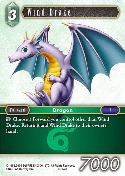 Wind Drake - 3-067R - Opus III - Card Cavern