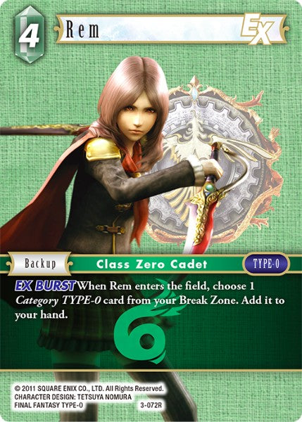 Rem - 3-072R - Opus III - Card Cavern
