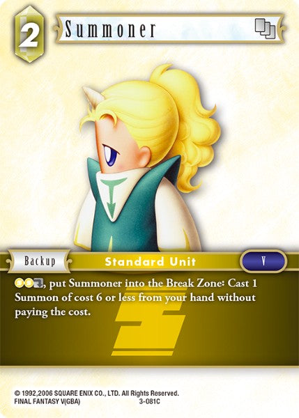 Summoner - 3-081C - Opus III - Card Cavern