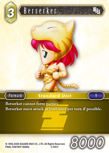 Berserker - 3-091C - Opus III - Card Cavern