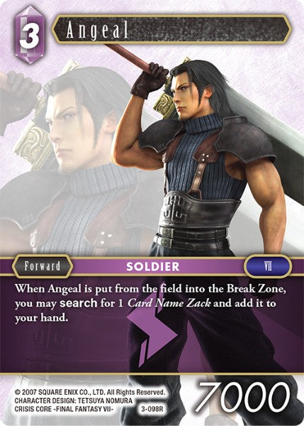 Angeal - 3-098R - Opus III - Card Cavern