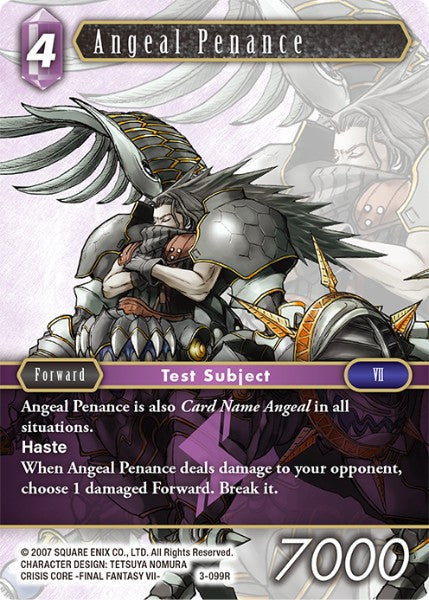 Angeal Penance - 3-099R - Opus III - Card Cavern