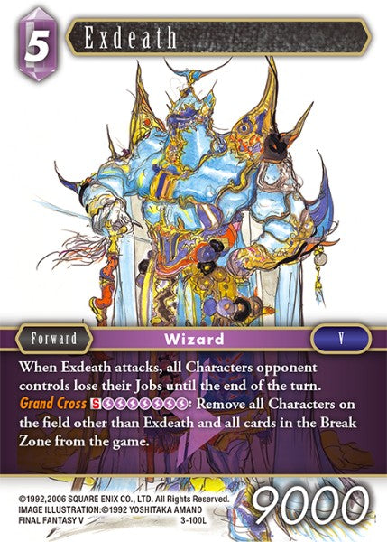 Exdeath - 3-100L - Opus III - Foil - Card Cavern