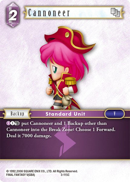 Cannoneer - 3-115C - Opus III - Card Cavern
