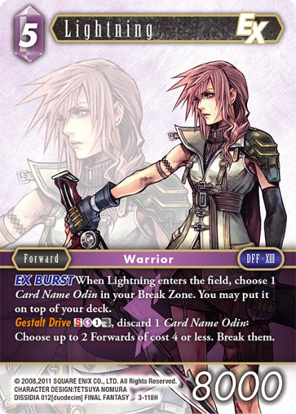 Lightning - 3-118H - Opus III - Card Cavern