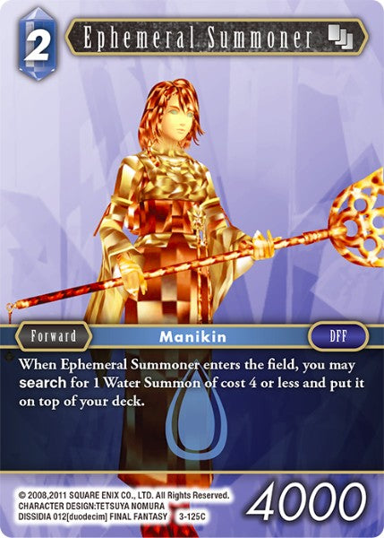Ephemeral Summoner - 3-125C - Opus III - Foil - Card Cavern