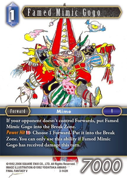 Famed Mimic Gogo - 3-142H - Opus III - Card Cavern