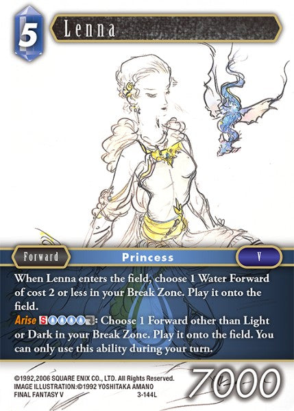 Lenna - 3-144L - Opus III - Foil - Card Cavern