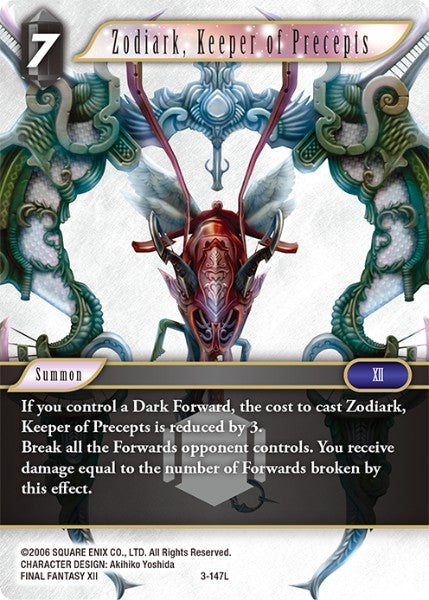 Zodiark, Keeper of Precepts - 3-147L - Opus III - Foil - Card Cavern
