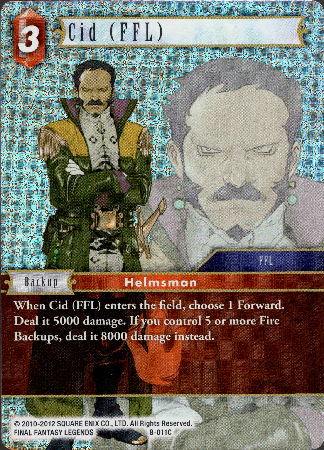 Cid (FFL) - 8-011C - Opus VIII - Foil - Card Cavern