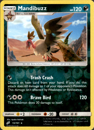 Mandibuzz - 93/181 - Team Up - Reverse Holo - Card Cavern