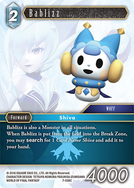 Bablizz - 7-038C - Opus VII - Card Cavern