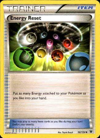 Energy Reset - 98/124 - Fates Collide - Card Cavern