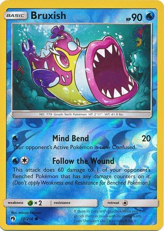 Bruxish - 70/214 - Lost Thunder - Reverse Holo - Card Cavern
