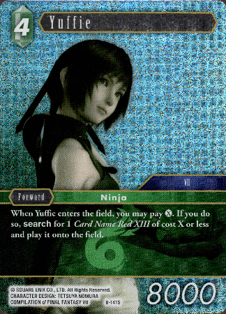 Yuffie - 8-141S - Opus VIII - Foil - Card Cavern