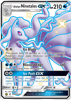 Alolan Ninetales GX - SV53/SV94 - Hidden Fates - Holo - Card Cavern