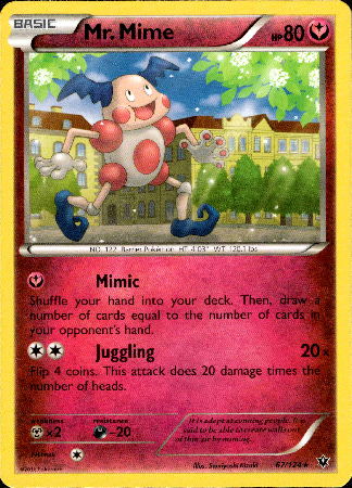 Mr. Mime - 67/124 - Fates Collide - Card Cavern