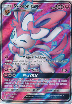 Sylveon GX Full Art - 140/145 - Guardians Rising - Holo - Card Cavern
