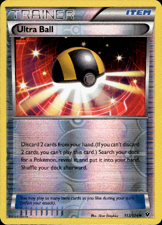 Ultra Ball - 113/124 - Fates Collide - Reverse Holo - Card Cavern