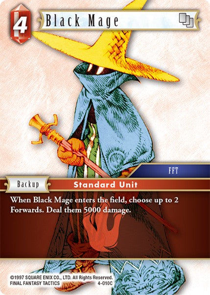 Black Mage - 4-010C - Opus IV - Card Cavern
