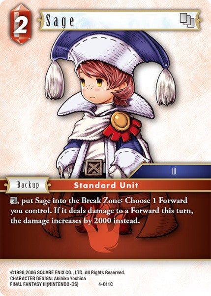 Sage - 4-011C - Opus IV - Card Cavern