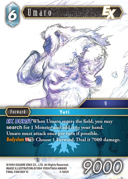 Umaro - 4-025H - Opus IV - Foil - Card Cavern