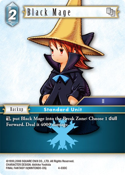 Black Mage - 4-030C - Opus IV - Foil - Card Cavern