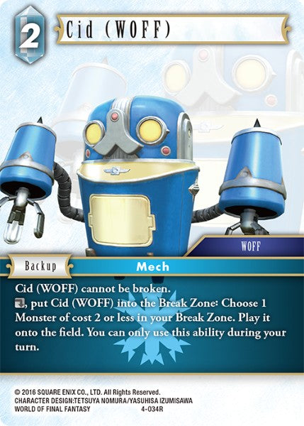 Cid (WOFF) - 4-034R - Opus IV - Card Cavern