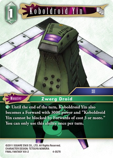 Koboldroid Yin - 4-057R - Opus IV - Card Cavern