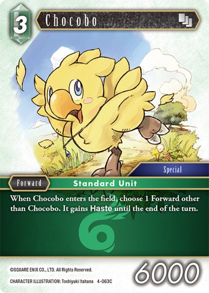 Chocobo - 4-063C - Opus IV - Foil - Card Cavern