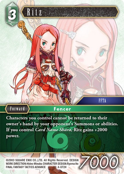Ritz - 4-072H - Opus IV - Foil - Card Cavern