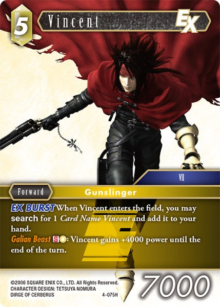 Vincent - 4-075H - Opus IV - Foil - Card Cavern