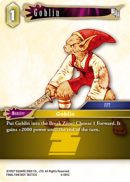 Goblin - 4-081C - Opus IV - Foil - Card Cavern