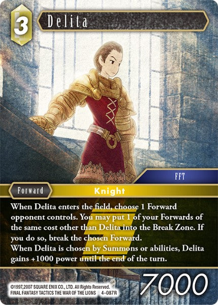 Delita - 4-087R - Opus IV - Card Cavern
