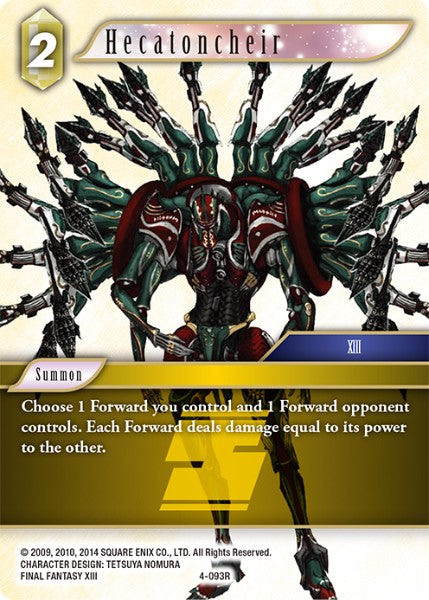 Hecatoncheir - 4-093R - Opus IV - Card Cavern