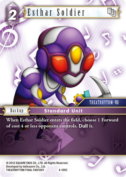 Esthar Soldier - 4-100C - Opus IV - Foil - Card Cavern