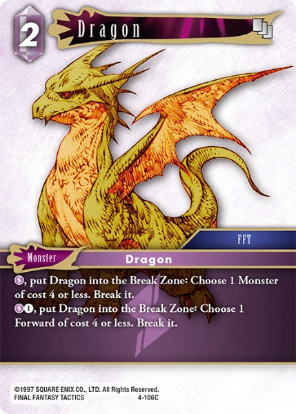 Dragon - 4-106C - Opus IV - Card Cavern
