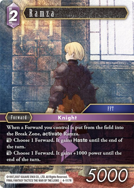 Ramza - 4-117R - Opus IV - Foil - Card Cavern