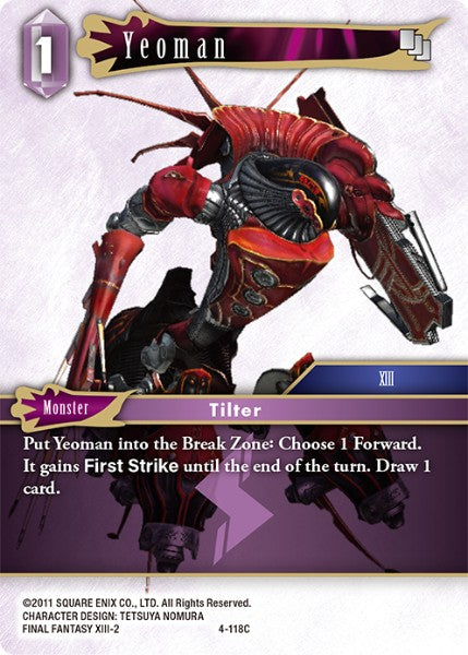 Yeoman - 4-118C - Opus IV - Foil - Card Cavern