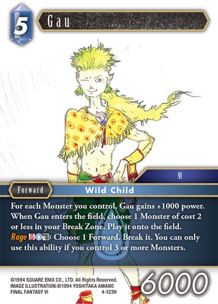 Gau - 4-123H - Opus IV - Foil - Card Cavern