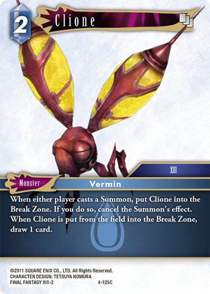 Clione - 4-125C - Opus IV - Card Cavern
