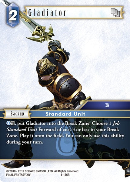 Gladiator - 4-126R - Opus IV - Card Cavern