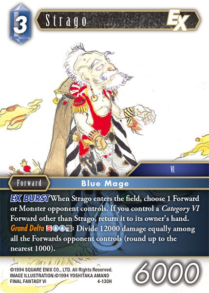 Strago - 4-130H - Opus IV - Card Cavern