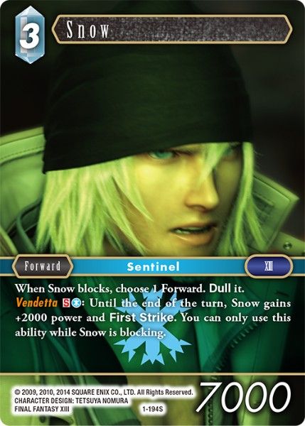 Snow - 1-194S - Opus I - Card Cavern