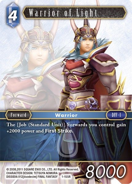 Warrior of Light - 1-155R - Opus I - Card Cavern