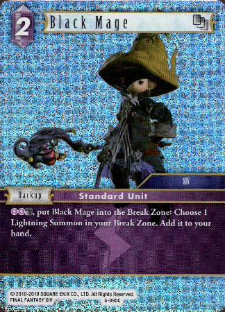 Black Mage - 8-095C - Opus VIII - Foil - Card Cavern