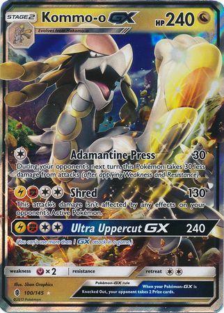 Kommo-o GX - 100/145 - Guardians Rising - Holo - Card Cavern